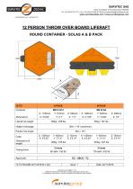 12 PERSON THROW OVER BOARD LIFERAFT ROUND CONTAINER - SOLAS A & B PACK - 1