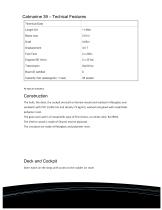 Catmarine 39 Hybrid technical data - 2