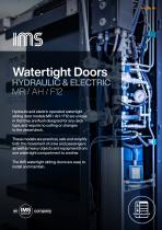 Watertight Doors HYDRAULIC & ELECTRIC MR / AH / F12 - 1