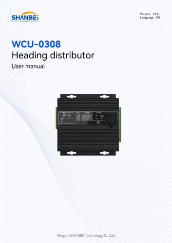 WCU-0308_Heading distributor_User manual_EN_V1.0