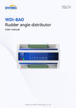 WDI-8AO_Rudder angle distributor_User manual_EN_V1.0-1