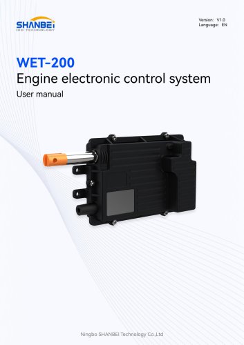 WET-200_Engine electronic control system_User manual_EN_V1.1