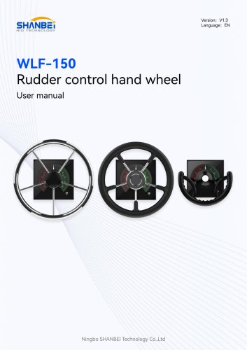 WLF-150_Rudder control hand wheel_User manual_EN_V1.3