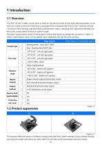 WLF-40_Mini rudder control lever_User manual_EN_V1.0-4