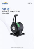 WLF-70_Azimuth control lever_User manual_EN_V1.1-1