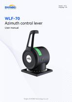 WLF-70_Azimuth control lever_User manual_EN_V1.5-1