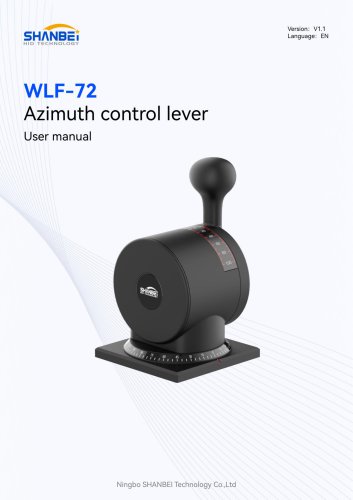 WLF-72_Azimuth control lever_User manual_EN_V1.1