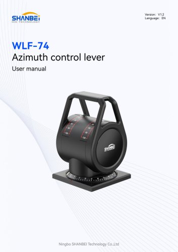 WLF-74_Azimuth control lever_User manual_EN_V1.1