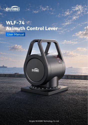 WLF-74_Azimuth control lever_User manual_EN_V1.2