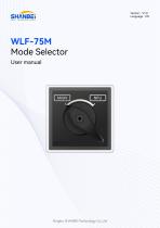 WLF-75M_Mode selector_User manual_EN_V1.0-1