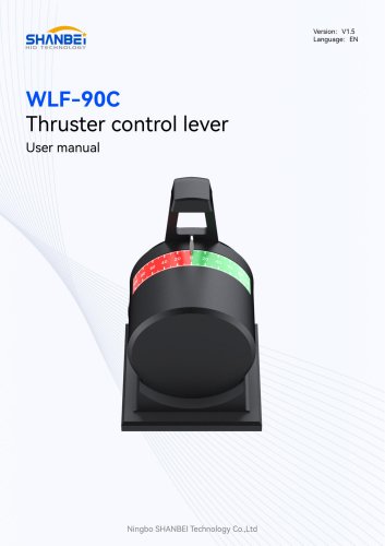 WLF-90C_Thruster control lever_User manual_EN_V1.5