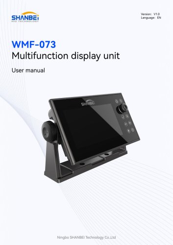 WMF-073_Multifunction display unit_User Manual_EN_V1.0