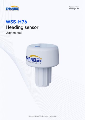WSS-H76_Heading sensor_User manual_EN_V1.0