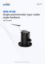 WSS-R106_Single potentiometer type rudder angle feedback_User Manual_EN_V1.0-1