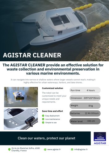 AGISTAR CLEANER S1 Flyer