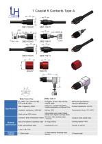 1 Coaxial 6 Contacts Type A