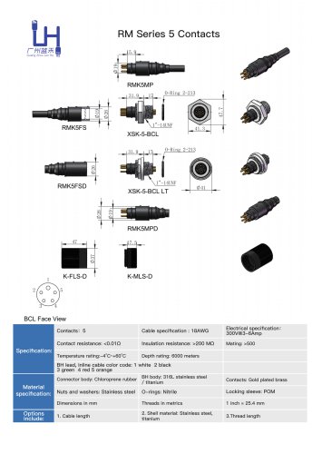 RM Series 5 Contacts