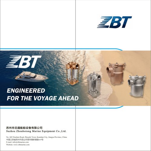 ZBT Water filter SS-FTW series