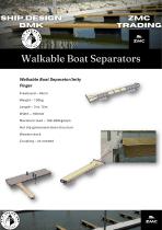 Walkable Jetty Fingers / Boat Separators