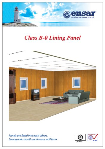 B-0 Class Lining Panel