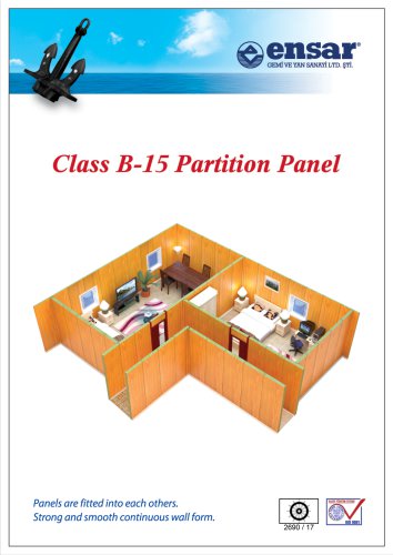 B-15 Class Partition Panel