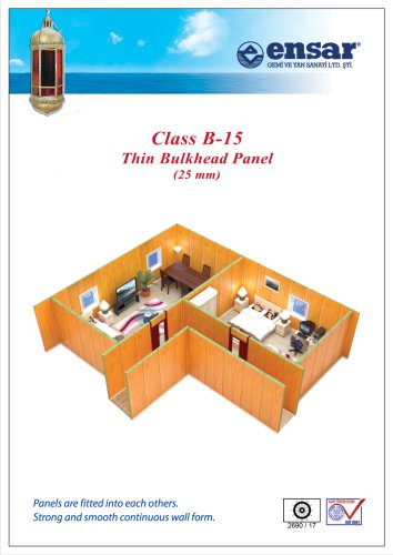 B-15 Class Thin Lining Panel