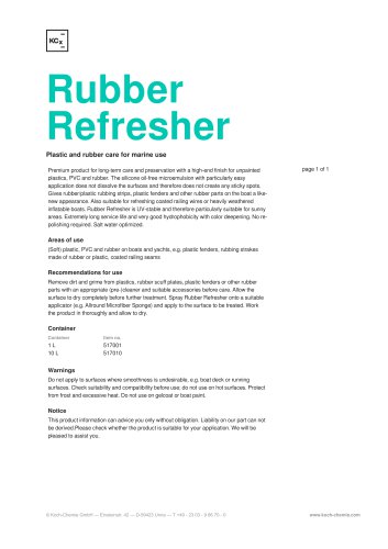 Rubber Refresher