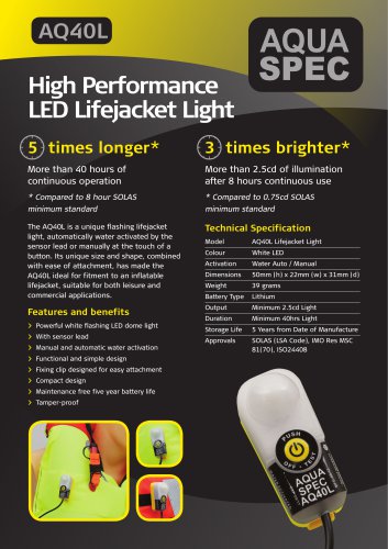 AQ40L Product Specification