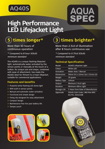 AQ40S Product Specification