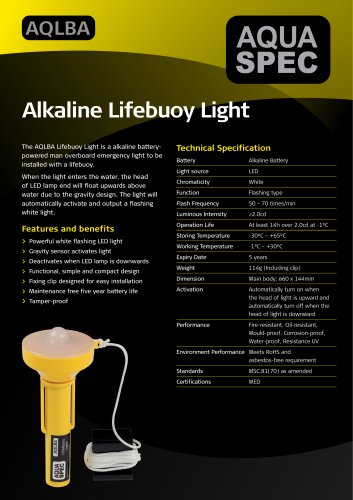 AQLBA Product Specification