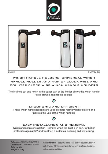 Winch Handle Holders &ndash; RMW2 / RMWRARH