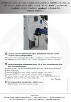 Winch Handle Holders – RMW2 / RMWRARH-2