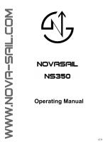 NS350 operating manual - 1