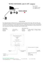 WIND SENSOR with 0-10V outputs - 1