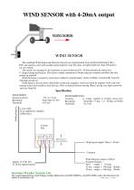 WIND SENSOR with 4-20mA output - 1