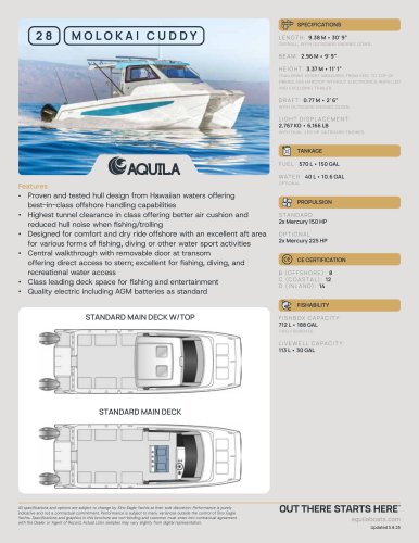 Aquila 44 - AQUILA POWER CATAMARANS - PDF Catalogs | Documentation