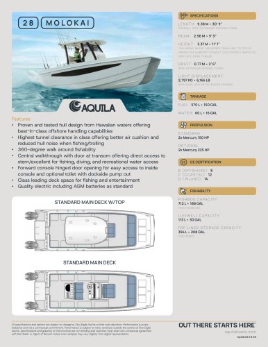 Aquila 44 - AQUILA POWER CATAMARANS - PDF Catalogs | Documentation