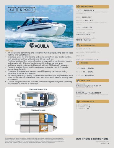 Aquila 44 - AQUILA POWER CATAMARANS - PDF Catalogs | Documentation