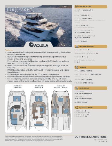 Aquila 44 - AQUILA POWER CATAMARANS - PDF Catalogs | Documentation