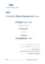 YMV Case Study: Deck Equipment for Chemical/Oil Tanker Vessel - 2