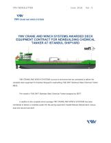 YMV CRANE AND WINCH SYSTEMS Newsletter 5-2018 - 1