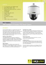 PD1103Z2-E - 3MP PTZ dome IP networked camera with 36x zoom outdoor - 1