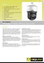 PD1103Z2-EI - 3MP PTZ dome IP networked camera with 36x zoom and IR for outdoor - 1