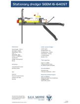 Stationary dredger SEEM 16-640ST - 1