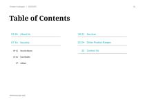 Catalogue for Security Solutions - 2