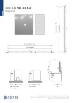 Internal medium duty door with flat threshold (A-60) - 2