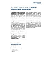 Solutions for marine and offshore applications - 3