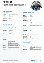 FIFISH X1 Technical Specifications-2
