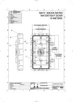 8 Shoot Bolt Single Action Watertight Door 15m - 2