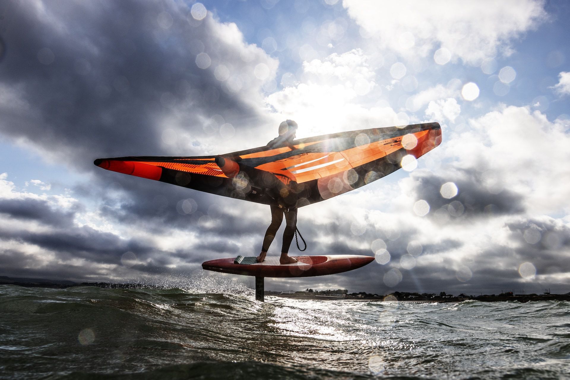 Prancha de windsurf para ventos fracos - SUPER YAKA - Tabou - com foil